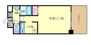 アスヴェル京都御所前Ⅱの物件間取画像